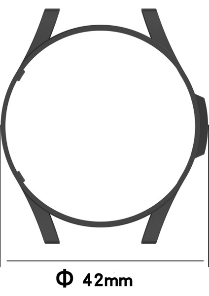 Samsung Galaxy Watch4 Clic 42MM Için Delikli Pc Kılıf (Yurt Dışından)