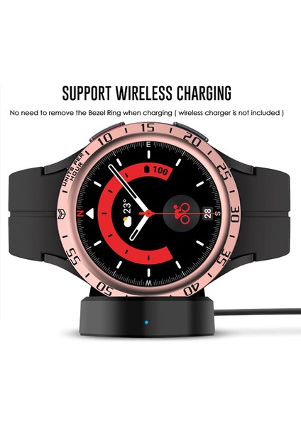Samsung Galaxy Watch5 Pro 45MM A Stili Için Kadran Çerçevesi (Yurt Dışından)