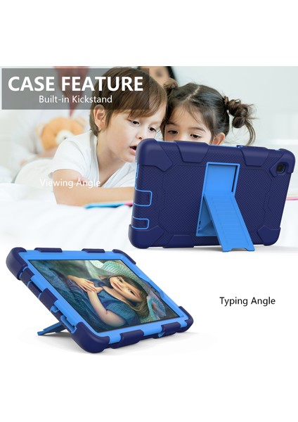 Galaxy Tab Tab A7 T220 / T225 Silikon + Pc Samsung Galaxy Tab A7 Lite T220 Için Tablet Kılıfı (Yurt Dışından)