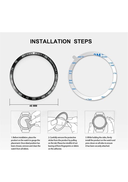 Galaxy Watch 46MM Için Dial Ste Koruyucu Çerçeve (Yurt Dışından) fiyatları