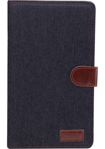 Samsung Tab A7 T220 / T225 Için Denim Dokulu Samsung Tab A7 Lite T220 / T225 Için Tablet Kılıfı (Yurt Dışından) modelleri
