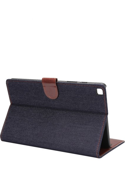 Samsung Tab A7 T220 / T225 Için Denim Dokulu Samsung Tab A7 Lite T220 / T225 Için Tablet Kılıfı (Yurt Dışından) indirimleri
