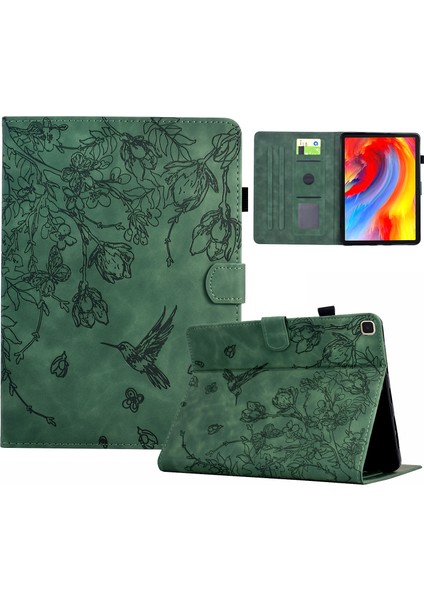 Samsung Galaxy Tab A7 Lite T220 Için Kabartmalı Deri Tablet Kılıfı (Yurt Dışından)