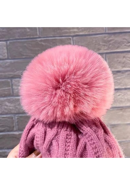 Superma Kalınlaştırılmış Peluş Örme Şapka Kadın Sonbahar ve Kış Soğuğa Dayanıklı Yün Şapka, Sıcak Kulak Koruması, Yüz ve Büyük Baş Çevresi (Yurt Dışından) indirimleri