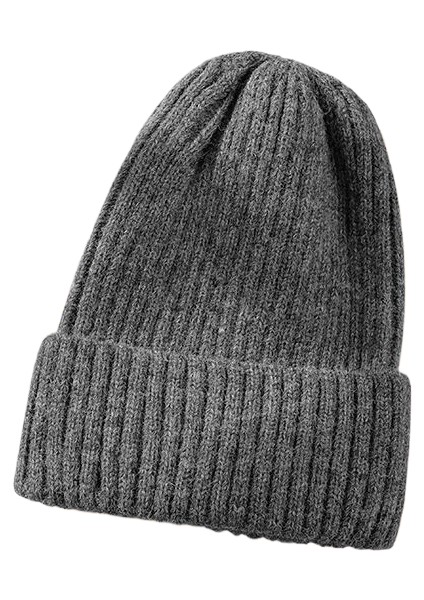 Superma Bere Kadın Sonbahar ve Kış Çok Yönlü Şeker Renk Örgü Şapka Kalınlaşmış Sıcak Kavun Cilt Şapka Açık Yetişkin Şapka (Yurt Dışından)