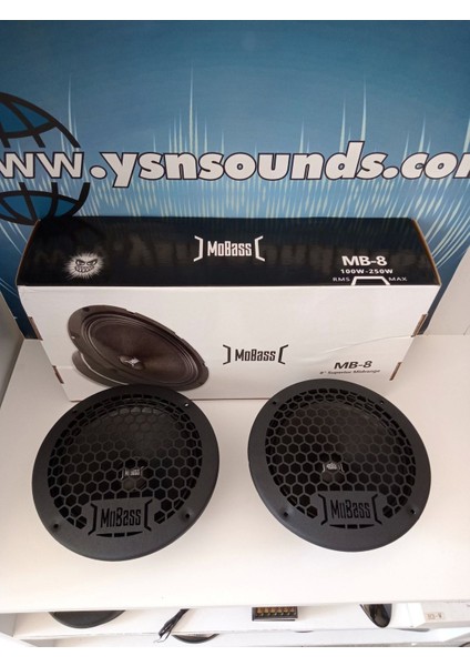20CM Midrange – Mb8 250W 100RMS Midrange 20CM - Demir Kapaklı