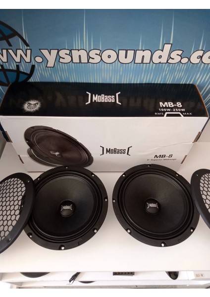 20CM Midrange – Mb8 250W 100RMS Midrange 20CM - Demir Kapaklı fiyatları