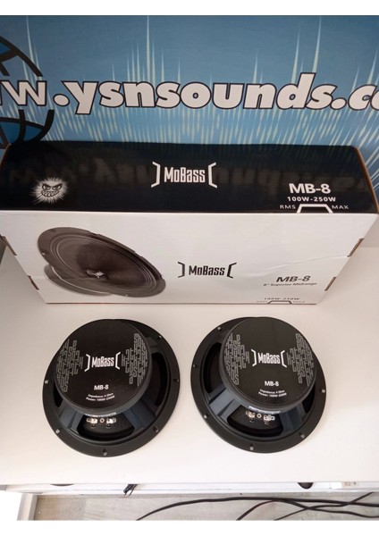 20CM Midrange – Mb8 250W 100RMS Midrange 20CM - Demir Kapaklı modelleri
