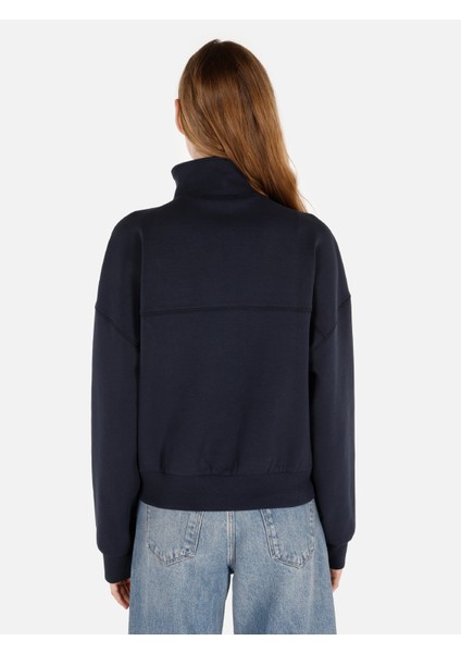 Lacivert Kadın Sweatshirt