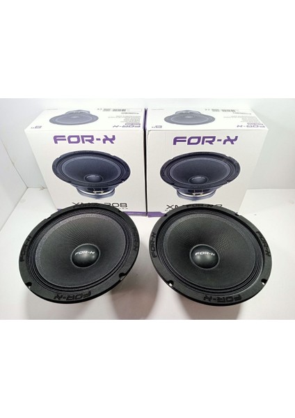 20CM Midrange – For-X 400W 200RMS Midrange Hoparlör – For-X XMD-208 Prof Midrange