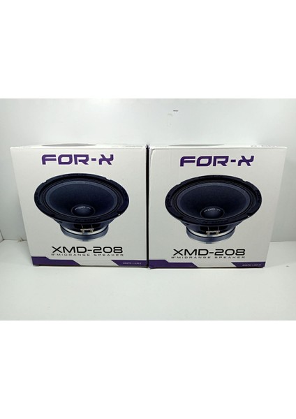 20CM Midrange – For-X 400W 200RMS Midrange Hoparlör – For-X XMD-208 Prof Midrange