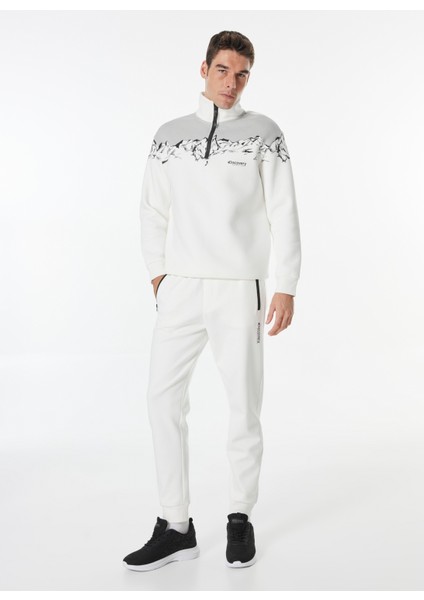 Ekru Erkek Jogger Eşofman Altı D4WM-EA3227