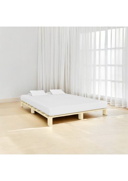 Ahşap Platform Karyola 140 x 200 cm