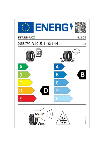 285/70 R19.5 146/144L (145/143M) Gh110 Ecoplanet Dört Mevsim Lastiği (Üretim Yılı: 2024)
