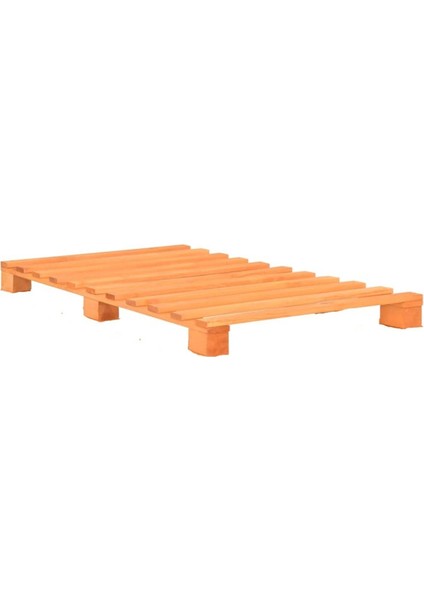 Ahşap Platform Karyola Ceviz Renk 90 x 200 cm fırsatları
