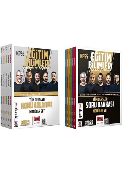 2025 Kpss Eğitim Bilimleri Konu / Soru Bankası Modüler 2 Li Set