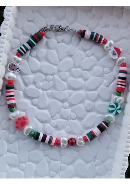 Yılbaşı Figürlü Kedi Köpek Kolyesi fiyatları