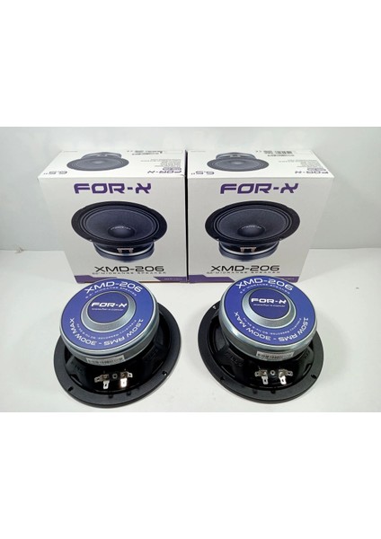 16CM Midrange – For-X 300W 150RMS Midrange Hoparlör – For-X XMD-206 Prof Midrange
