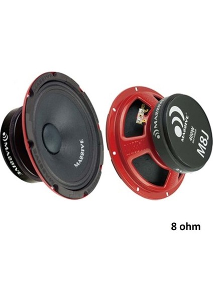 MS-M8J 20CM Ohm Midrange Speaker MS-M8J