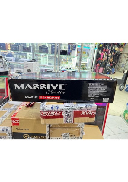 MS-M82FX 20 cm Oto Midrange Hoparlör Deprem Serisi Çifti 800W-300W Rms Yeni Model modelleri