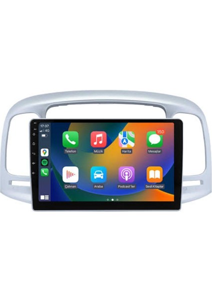 Hyundai Accent Era Multimedya Android Teyp 2gb Ram 32GB Hafıza Carplay Kamera Hediyeli