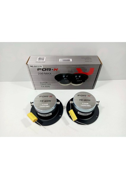 Dome Tweeter – 200W 100RMS Tiz – For-X TX-60N 10CM Dome Tweeter