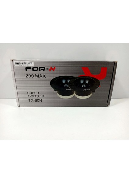 Dome Tweeter – 200W 100RMS Tiz – For-X TX-60N 10CM Dome Tweeter