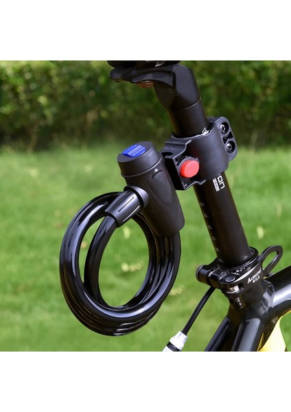 Siyah Stil Hırsızlık Spiral Çelik Kablo Evrensel Koruyucu Bisiklet Kilidi Paslanmaz Çelik Kablo Bobini Bisiklet Aksesuarları Bisiklet Kilidi 2 Anahtar Ile (Yurt Dışından) fiyatları