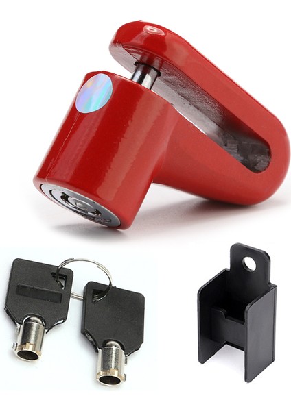 C Stili Xiaomi M365 Elektrikli Scooter Kaykay Tekerlekleri Kilidi Disk Frenli Hırsızlık Önleyici Disk Fren Kilidi Çelik Tel Ile (Yurt Dışından)