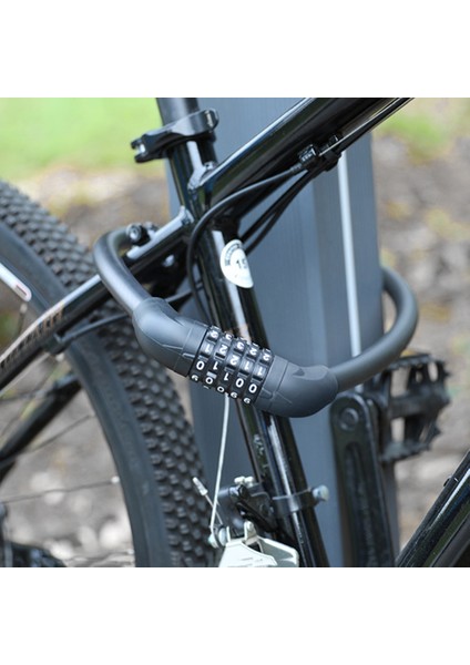 Sarı 17,2X570MM Stili Bisiklet Kilidi Dağ Bisikleti 5 Haneli Şifreli Kilit Hırsızlık Önleyici Taşınabilir Güvenlik Çelik Zincir Motosiklet Şifreli Kilit Evrensel (Yurt Dışından) fırsatları