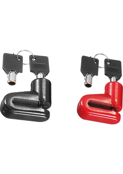 Kırmızı Stil Disk Frenler Tekerlek Hırsızlık Önleyici Bisiklet Kilit Taşınabilir Çelik Tel Kablo Bobin Bisiklet Güvenlik Kilidi Ile 2 Anahtarlı (Yurt Dışından) fırsatları