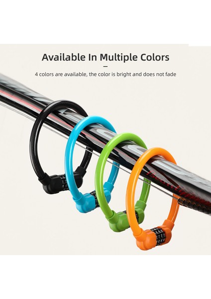 Yeşil Stil Bisiklet Için 4 Haneli Kombinasyonlu Zincir Kilidi - Hırsızlığa Karşı Güvenlik (Yurt Dışından) modelleri