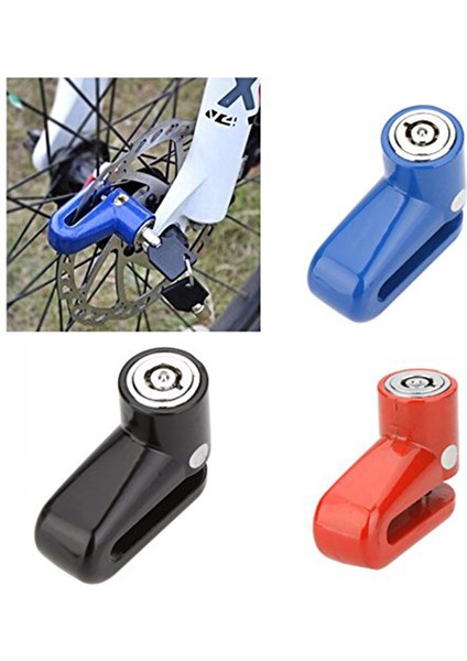 Kırmızı Stil Motorsiklet Scooter Bisikleti Için 7mm Anti-Hırsızlık Fren Diski Disk Rotor Güvenlik Kilidi Çelik Dağ Yol Fren Diski Tekerlek Kilidi (Yurt Dışından) fiyatları