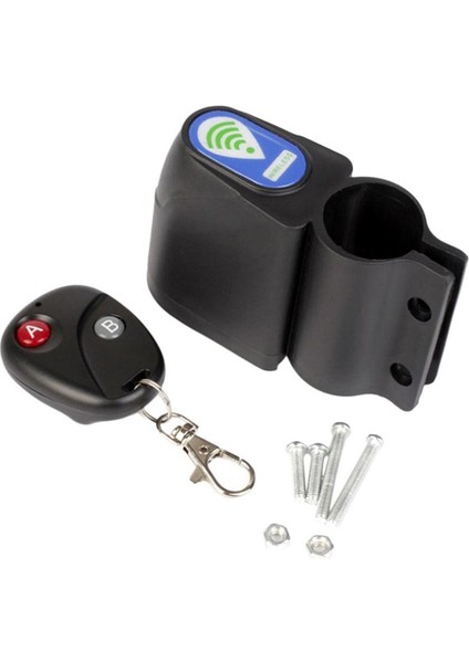 1 Takım Stili Hırsızlık Önleme Bisiklet Kilidi Bisiklet Güvenlik Kilidi Kablosuz Uzaktan Kumandalı Titreşim Alarmı 110DB Bisiklet Hırsızlık Alarmı (Yurt Dışından)