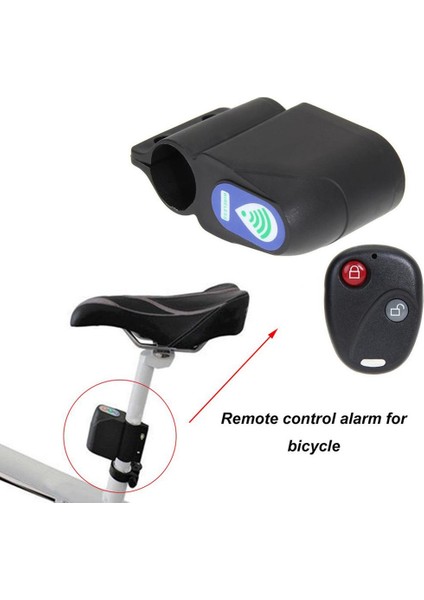 1 Takım Stili Hırsızlık Önleme Bisiklet Kilidi Bisiklet Güvenlik Kilidi Kablosuz Uzaktan Kumandalı Titreşim Alarmı 110DB Bisiklet Hırsızlık Alarmı (Yurt Dışından) fiyatları