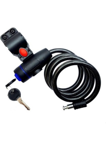 Siyah Stil Bisiklet Kilidi Anti Hırsızlık Spiral Çelik Kablo Kombinasyon Kod Aksesuarlar Hafif Izgaralar Evrensel Koruyucu Bisiklet Kilidi (Yurt Dışından)