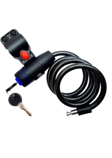 Siyah Stil Bisiklet Kilidi Anti Hırsızlık Spiral Çelik Kablo Kombinasyon Kod Aksesuarlar Hafif Izgaralar Evrensel Koruyucu Bisiklet Kilidi (Yurt Dışından) fırsatları