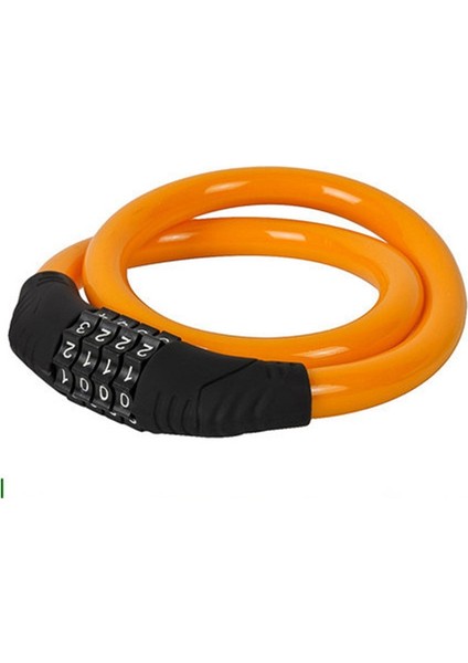 Sarı Stil Çelik Güçlü Kombinasyon Numaralı Ağır Hizmet Güvenlik Bisiklet Kilidi Döngü Bisiklet Kilit (Yurt Dışından)