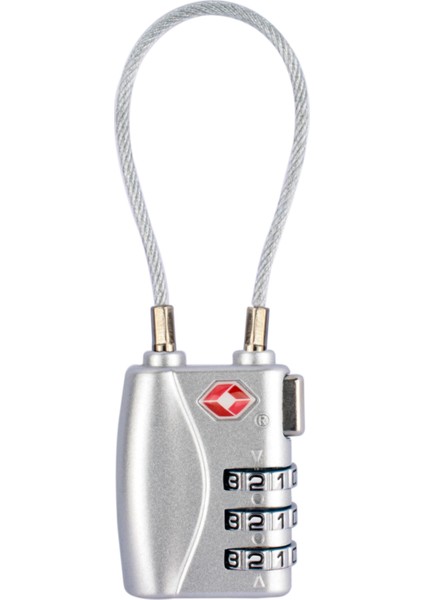 Gümüş Tarzı Tandt Bisiklet Kilit Kombinasyonu Bisiklet Parçaları Mini Uzatılabilir Tel Hırsızlık Önleyici Kablo Güvenlik Kodlu Kablo Kilidi Şifreli Bagaj Kiliti (Yurt Dışından)