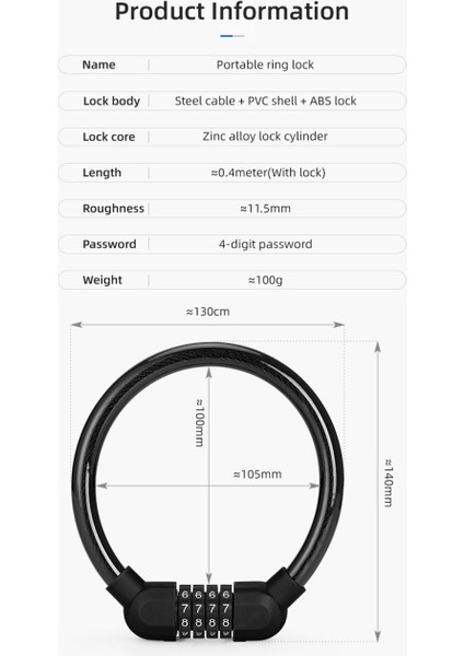 No.2 Tarzı Bisiklet Kilit Taşınabilir Parçalar Bisiklet Aksesuarları Zincir Blokları Güvenlik Çelik Tel (Yurt Dışından) modelleri