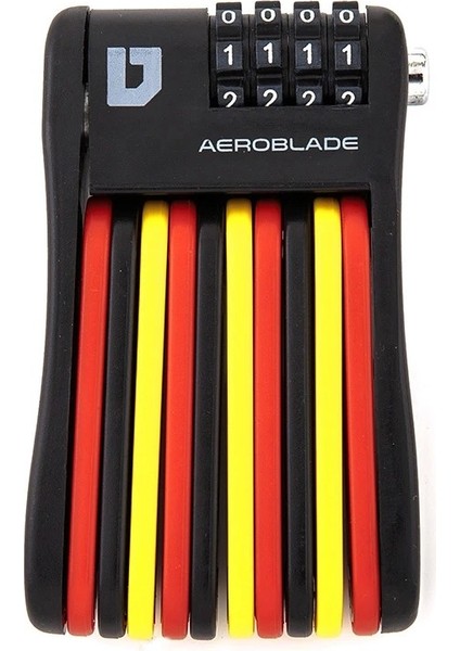 Siyah Stil Bisiklet Katlanır Kombinasyon Kilit 70CM Kol 4 Şifre Sıfırlanabilir Hafif Cep Boyutu Ulac Hırsızlık Önleyici Bisiklet Güvenlik Kilidi (Yurt Dışından)