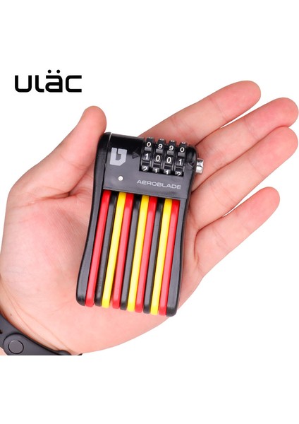 Siyah Stil Bisiklet Katlanır Kombinasyon Kilit 70CM Kol 4 Şifre Sıfırlanabilir Hafif Cep Boyutu Ulac Hırsızlık Önleyici Bisiklet Güvenlik Kilidi (Yurt Dışından) fiyatları