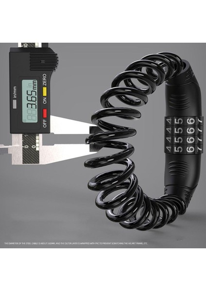 Kilit ve Çanta Tarzı Dayanıklı Kask Kilidi Zinciri 4 Haneli Şifre Kombinasyonlu Taşınabilir Bisiklet Motosiklet Hırsızlık Önleyici Kablo Kilidi (Yurt Dışından) fiyatları