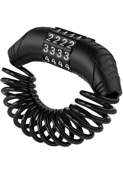 Kilit ve Çanta Tarzı Dayanıklı Kask Kilidi Zinciri 4 Haneli Şifre Kombinasyonlu Taşınabilir Bisiklet Motosiklet Hırsızlık Önleyici Kablo Kilidi (Yurt Dışından) modelleri