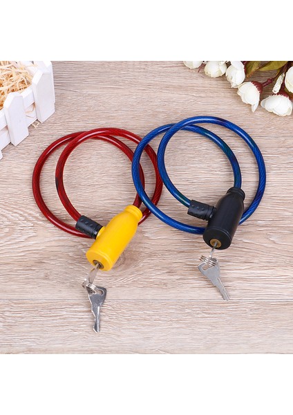 Kırmızı Stil 1 Adet Metal Bisiklet Kilidi Hırsızlık Koruma ve Güvenlik Kilidi 2 Anahtar Ile (Yurt Dışından) modelleri