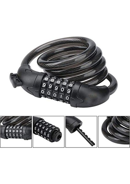 Turuncu Tarzı Dağ Bisikleti Bisiklet Kilidi Paslanmaz Çelik Şifreli Sabit Taşınabilir Hırsızlık Önleyici Scooter Elektrikli E-Bisiklet Bisiklet Zincir Kilidi (Yurt Dışından) fiyatları