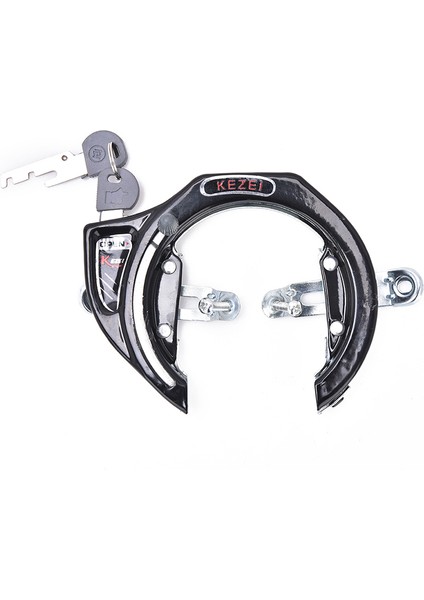 Bk Tarzı Yeni Gri Siyah Bisiklet Kilidi Genel Bisiklet At Nalı Anti-Hırsızlık Kilidi Paylaş Bisiklet Mtb Bisiklet Kilidi (Yurt Dışından)