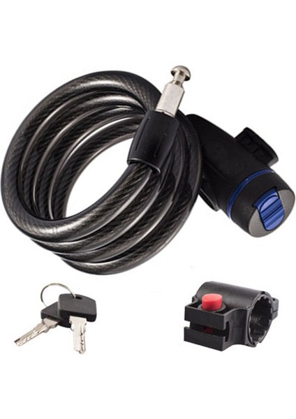 Siyah Stil Anahtarlı Bisiklet Kilidi Hamburg-Kilit Alaşım Anti-Hırsızlık Güvenli Güvenlik Bisiklet Zincir Kilidi Montaj Braketi Bisiklet Kilidi (Yurt Dışından)