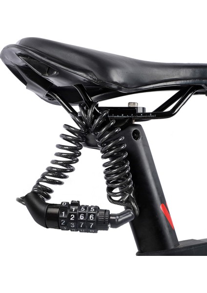 Mini Kask Kilit Anti-Hırsızlık 4 Haneli Şifreli Bisiklet Kilitleri Scooter Motosiklet Taşınabilir Mtb Yol Bisikleti Kablo Kilidi (Yurt Dışından) fiyatları
