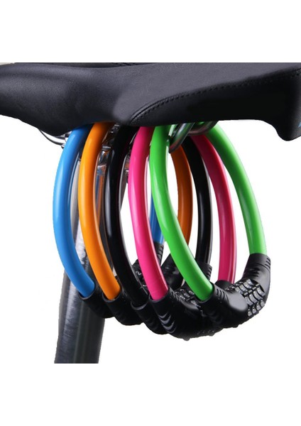 Siyah Stil Koruyucu Bisiklet Kilidi Hırsızlık Önleyici Dijital Kombinasyon Şifreli Bisiklet Kilit Güvenlik Bisiklet Bisiklet Kablo Zincir Kilidi Kompakt Boyut (Yurt Dışından) fiyatları